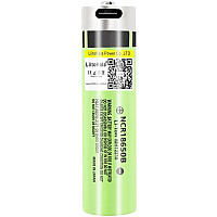 Акумулятор 18650 LiitoKala, USB-34B, 3400mAh, 3.7 li-ion battery, 1 pcs  вбуд. USB для зар. Type-С (Lii-USB-34B)