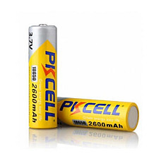 Акумулятор 18650 2600mAh 3.7V Li-ion rechargeable batery * 1 PkCell (09347)
