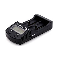 Зарядний пристрій для акумуляторів Liitokala 2 Slots, LCD дисплей, Li-ion/Ni-MH/Ni-Cd/AA/ААA/AAAA/С