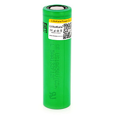 Акумулятор 18650 2600mAh (2450-2650mah), 3.7V (2.75-4.2V), green, PVC BOX Liitokala (Lii-VTC5)