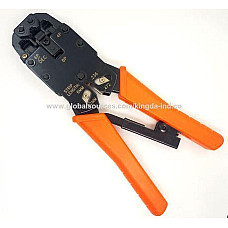 Інструмент Kingda RJ-45/RJ-12 з трещіткою (KD-T2008R)