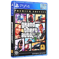 Гра Grand Theft Auto V Premium Edition для Sony PlayStation 4, Blu-ray (5026555424271)