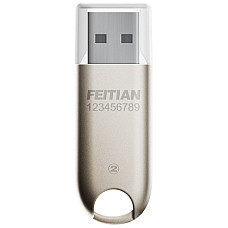 Апаратний ключ безпеки Feitian BioPass FIDO2 Plus FIDO FT-K45, USB Type A, Fingerprint. (FT-K45)