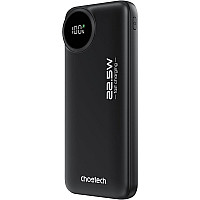 УМБ Choetech 10000mAh 22,5W PD  2xUSB-A, USB-C чорна (M15-B791-ACBK-NG)
