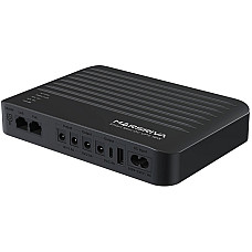 ДБЖ Marsriva DC Router UPS KP5 Max 4xDC+USB+USB-C+PoE OUT, 5V/9V/12V/24V 18W 20000mAh LiFePO4 (KP5 Max_MARSRIVA)