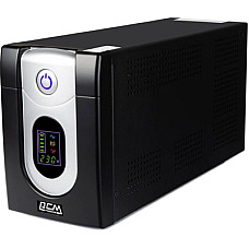 Джерело безперебійного живлення Powercom IMD-2000AP, Lin.int., AVR, 6 х IEC, LCD, USB, метал (00210139)