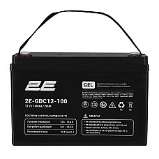 Акумуляторна батарея 2E GDC, 12В, 100А•год, GEL (2E-GDC12-100) (1837812)