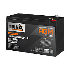 Trinix 12V9Ah/20Hr Super Charge AGM Акумуляторна батарея 12В 9А*год свинцево-кислотна