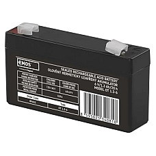 Батарея до ДБЖ EMOS B9651 AGM 6V 1.3Ah fast 4,7mm (B9651)
