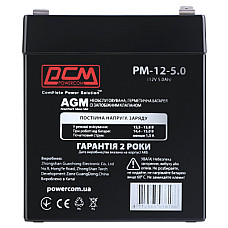 Батарея до ДБЖ Powercom PM-12-5.0, 12V 5Ah (PM-12-5.0)