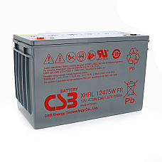 Аккумуляторная батарея CSB XHRL12475W, 12V 118.8Ah (343х213х170мм) (1585563)