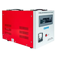 Стабілізатор напруги Conter MSER 15000 VA-V2/12000W однофазний сервопривід монтажу підлоги LED дисплей DC130-260V AC230±3%колодка 220x335x230mm 19.1kg