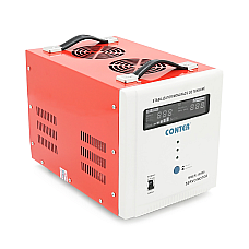 Стабілізатор напруги Conter MSER 10000 VA-V2/7500W однофазний сервопривід монтажу підлоги LED дисплей DC130-260V AC230±3%колодка 220x335x230mm 19.1kg