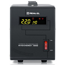 Стабілізатор напруги REAL-EL STAB ENERGY-1000 (EL122400012)