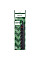 Power filtr 5,0м Defender DFS 155, чорний, 6 розеток, з вимикачем (994960) (1614902)
