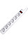 Power filtr 3.0м Defender DFS153, 6 розеток, білий (994900)