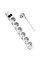 Power filtr 3,0м Defender DFS 153, 6 розеток, білий (994900) (1666310)
