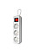 Power filtr 3.0м Defender S330, 3 розетки, з заземленням (992340) (1666312)