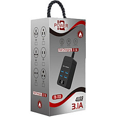 Зарядний пристрій Voltronic TВ-Т05, 4*USB White (ТВ-Т05-White)