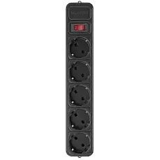 Мережевий фільтр 1.8 м кабель 5 розеток (Maxxter SPM5-G-6В) (1774895)