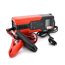 Автоматичне ЗУ для акумулятора 6V / 12V (4,5-100Ah) (MF, WET, AGM, GEL), R12, 100-240V, Струм заряду 6V / 2A, 12V / 4A, LCD, крокодили в комплекті (1588843)