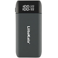 Зарядний пристрій для акумуляторів Liitokala 2 Slots, w func. Powerbank/PD/QC, USB/Type-C, LED disp, 18650/21700 (Lii-MP2)