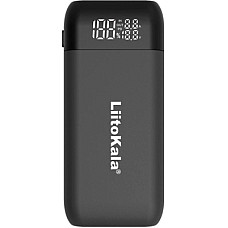 Зарядний пристрій для акумуляторів Liitokala 2 Slots, w func. Powerbank/PD/QC, USB/Type-C, LED disp, 18650/21700 (Lii-MP2)