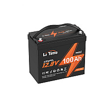 Акумуляторна батарея літій-залізо-фосфатна 12.8В 100А*год LiFePO4 LiTime Mini L12V100-100-MINI-16-A60