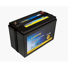 Акумуляторна батарея Vipow LiFePO4 12,8V 100Ah з вбудованою ВМS платою 80A (1574156)