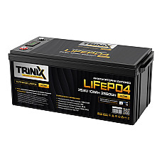 Акумуляторна батарея літій-залізо-фосфатна 25.6В 100А*год Trinix TLFP-24100 Ultra LiFePO4 з Bluetooth (Black)