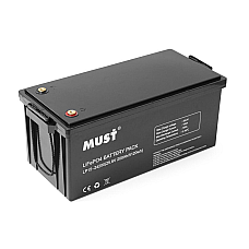 Акгумуляторна батарея Must LiFePO4 LP15-24200 25.6V 200Ah 512kWh BMS100A@4S 6000 cycles 522x240x218 45kg (1789066)