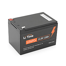 Акумуляторна батарея Li-TIME LiFePO4 12.8 6Ач 1280Wh(100/100A) M8 170*198*166mm (1793890)