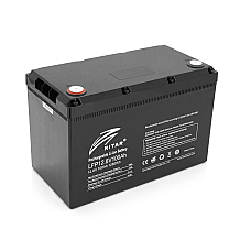 Акумуляторна батарея Ritar LiFePO4 12,8V 100Ah  1280Wh  ( 328 x 172 x 215 (220) Q1 (1689295)