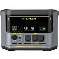 Зарядна станція Vtoman FlashSpeed 1000 PB-85 (828 Вт/г) 1000W AC,MPPT,UPS,LiFePo4 (FlashSpeed 1000) (1746456)