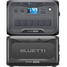 Зарядна станція Bluetti AC300 + акумуляторний модуль B500K, 3000W, 5120Wh, LiFePO4