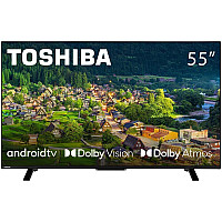 Телевізор TV 55 Toshiba 55UA2363DG UHD/LED/T2/Android 11/2 x 10W/Dolby Digital/HDMI/Wi-Fi/VESA 200 x 200 M4/Bl (55UA2363DG)
