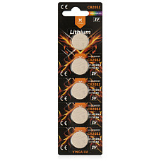 Батарейка CR2032 Lithium 5pcs Blister Vinga (VJLBCR20325)