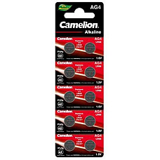 Батарейка AG4 / LR626 / LR66 / V4GA Alkaline * 10 Camelion (AG4-BP10)