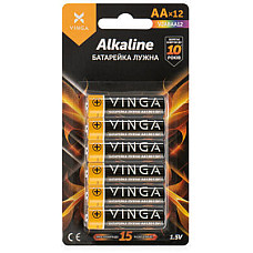 Батарейка AA LR6 Alkaline 12pcs Blister Vinga (VJABAA12)