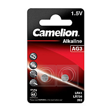 Батарейка AG3 / LR41 Alkaline * 2 Camelion (AG3-BP2)