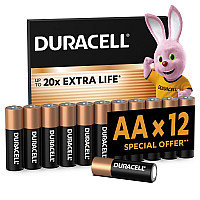 Батарейка Duracell AA лужні 12 шт. в упаковці (5000394006546 / 81551275)