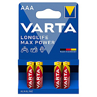 Батарейка Varta AAA Longlife Max Power лужна * 4 (04703101404)