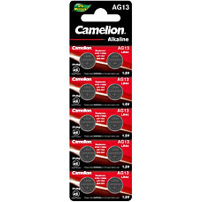 Батарейка AG13 / LR1154 / LR44 / V13GA Alkaline * 10 Camelion (AG13-BP10)