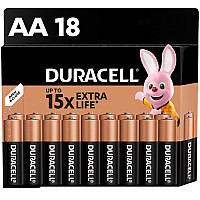 Батарейка Duracell AA лужні 18 шт. в упаковці (5000394107519 / 5006192)