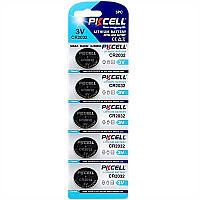 Батарейка CR2032, 3.0V Lithium Power, PKCELL, 5pcs/card (CR2032-5B)