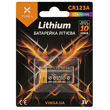 Батарейка CR123A Lithium Vinga (VJLBCR123A1)