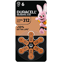 Батарейка Duracell PR41 / 312 * 6 (5007516/5011449)