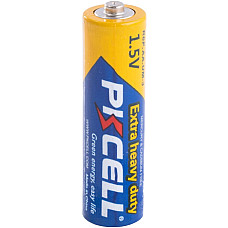 Батарейка AA/LR6, 1.5V, Extra heavy duty, PKCELL, 2pc/card (R6P-2B)