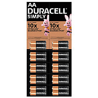Батарейка DURACELL LR06 MN1500 уп. 1х2 шт. відривна (плакат 2х10)