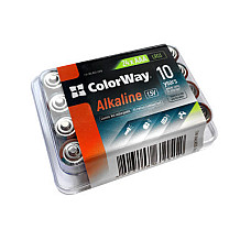 Батарейка ColorWay AAA LR03 Alkaline Power (лужні) * 24шт plastic box (CW-BALR03-24PB)